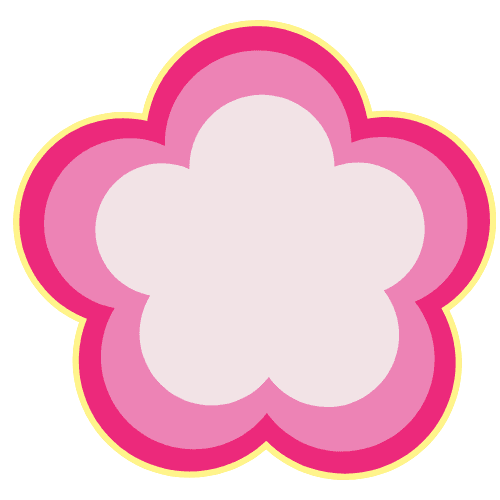 Sticker flashcard pastel